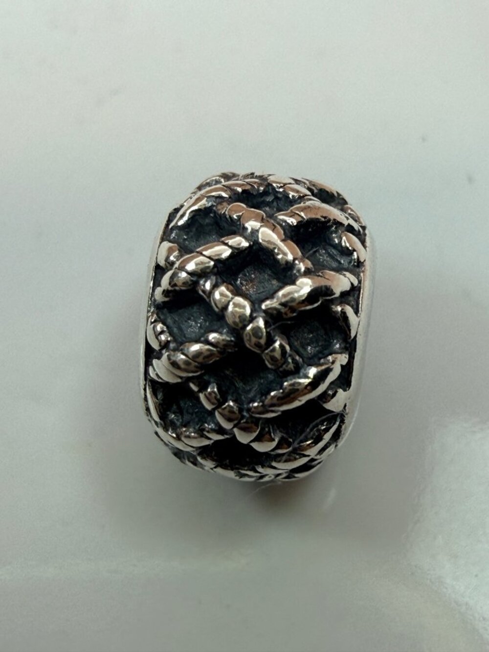 Chamilia Retired Lines GA-35 Sterling Silver Threaded Charm